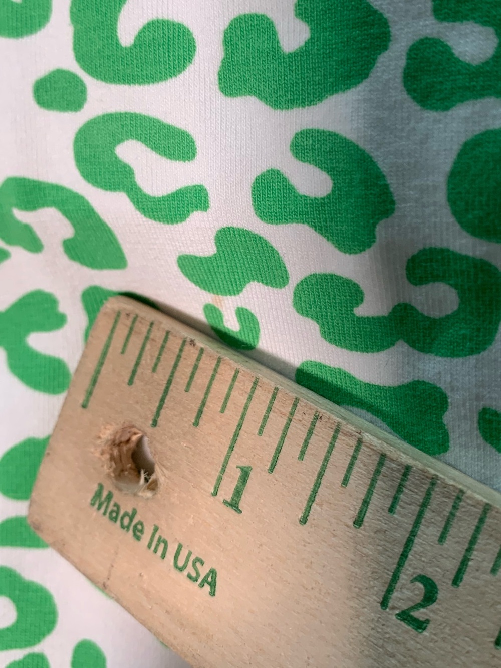 D & Co plus Women's Short Sleeve Scoop Neck Tee Green Animal Print size 1X 3 pcs - Picture 8 of 14